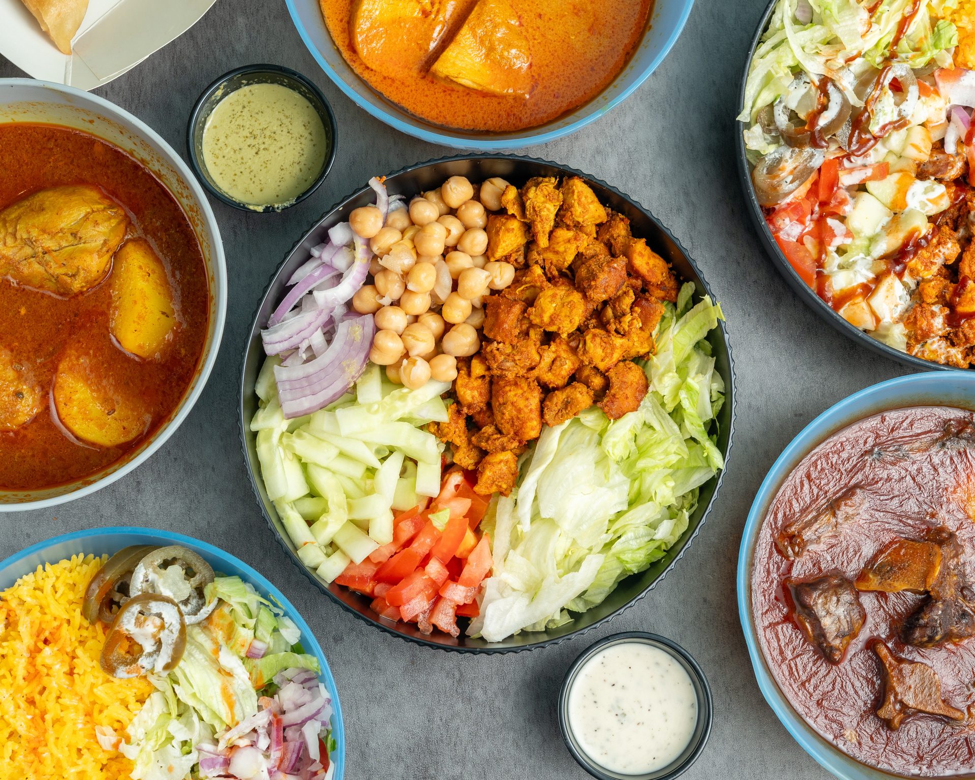 Bowls, wraps and curries